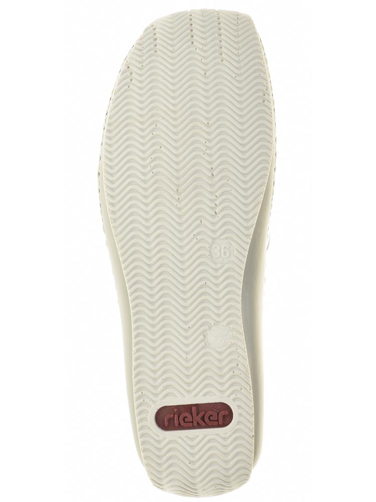 Туфли Rieker (Celia) женские летние, цвет белый, артикул L1715-80, размер RUS - фото 5