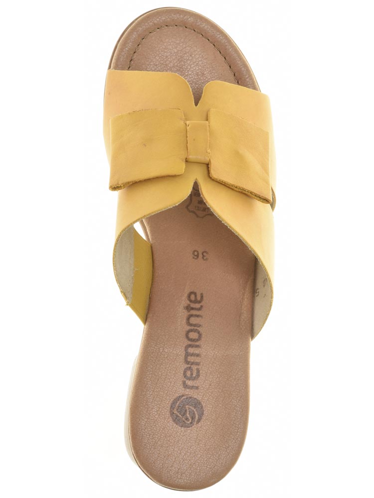 Сабо Remonte женские летние, размер 39, цвет желтый, артикул R8759-68 - фото 6