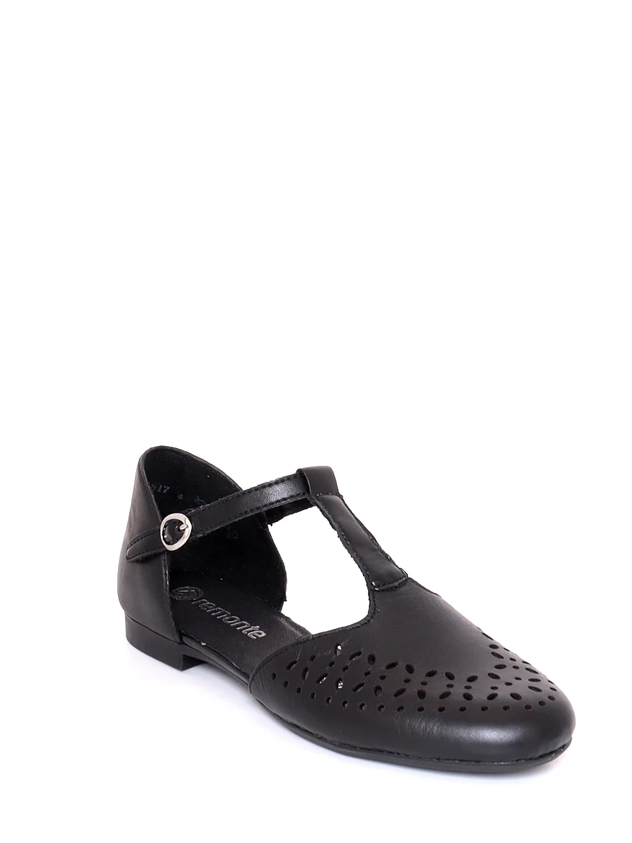 Туфли Remonte женские летние, цвет черный, артикул D0K08-00 - фото 2
