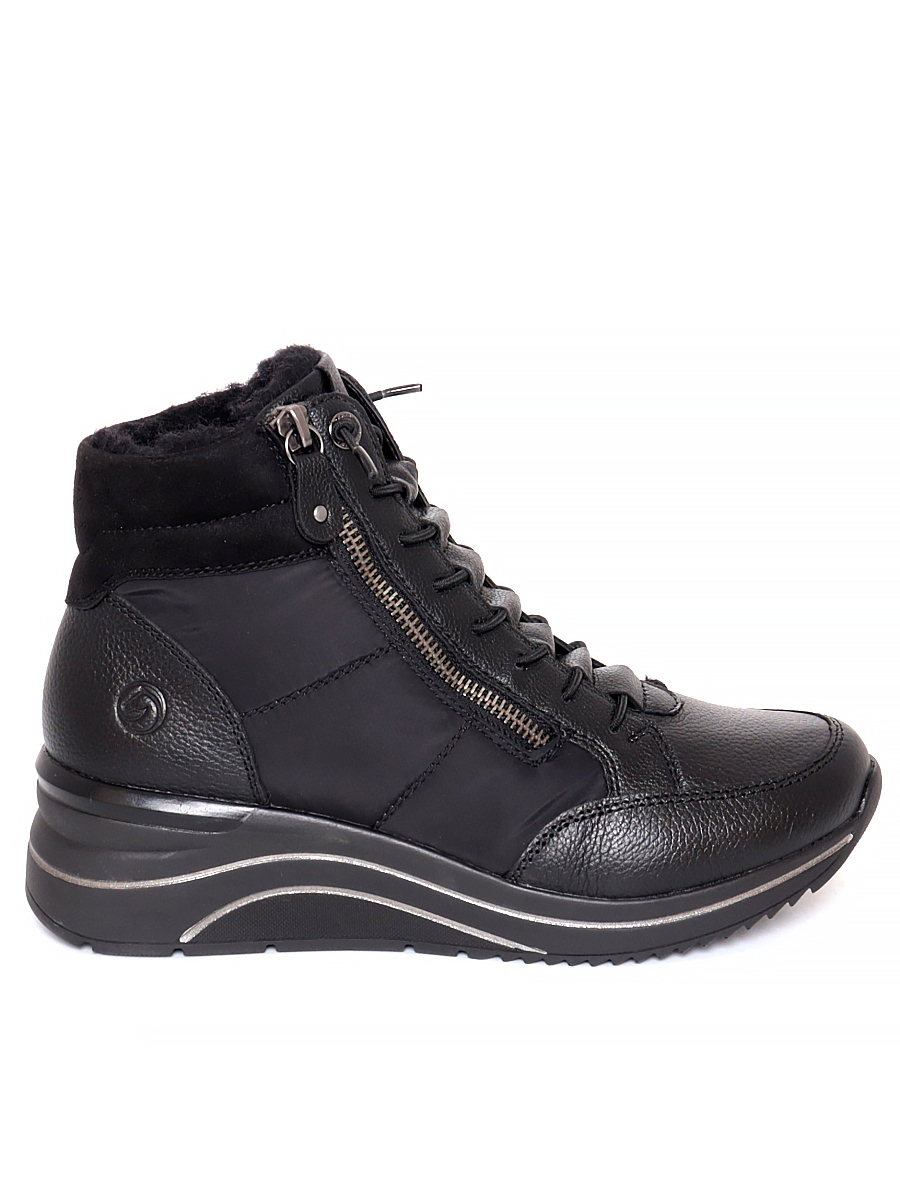 Ботинки Remonte женские зимние, цвет черный, артикул D0T72-01