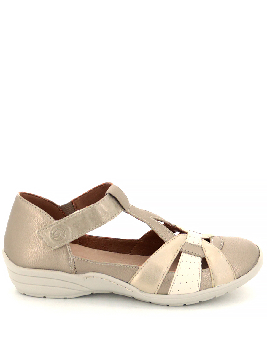 Туфли Remonte женские летние, цвет бежевый, артикул R7601-90