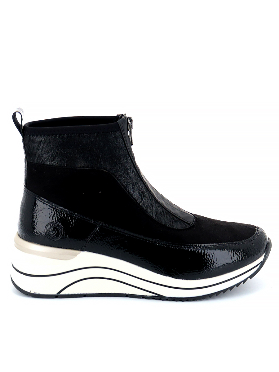 Ботинки Remonte женские демисезонные, размер 38, цвет черный, артикул D0T71-01 - фото 1