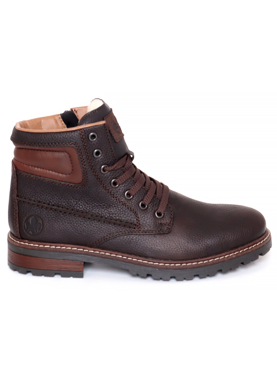 Ботинки Rieker мужские зимние, цвет коричневый, артикул 32023-25, размер RUS