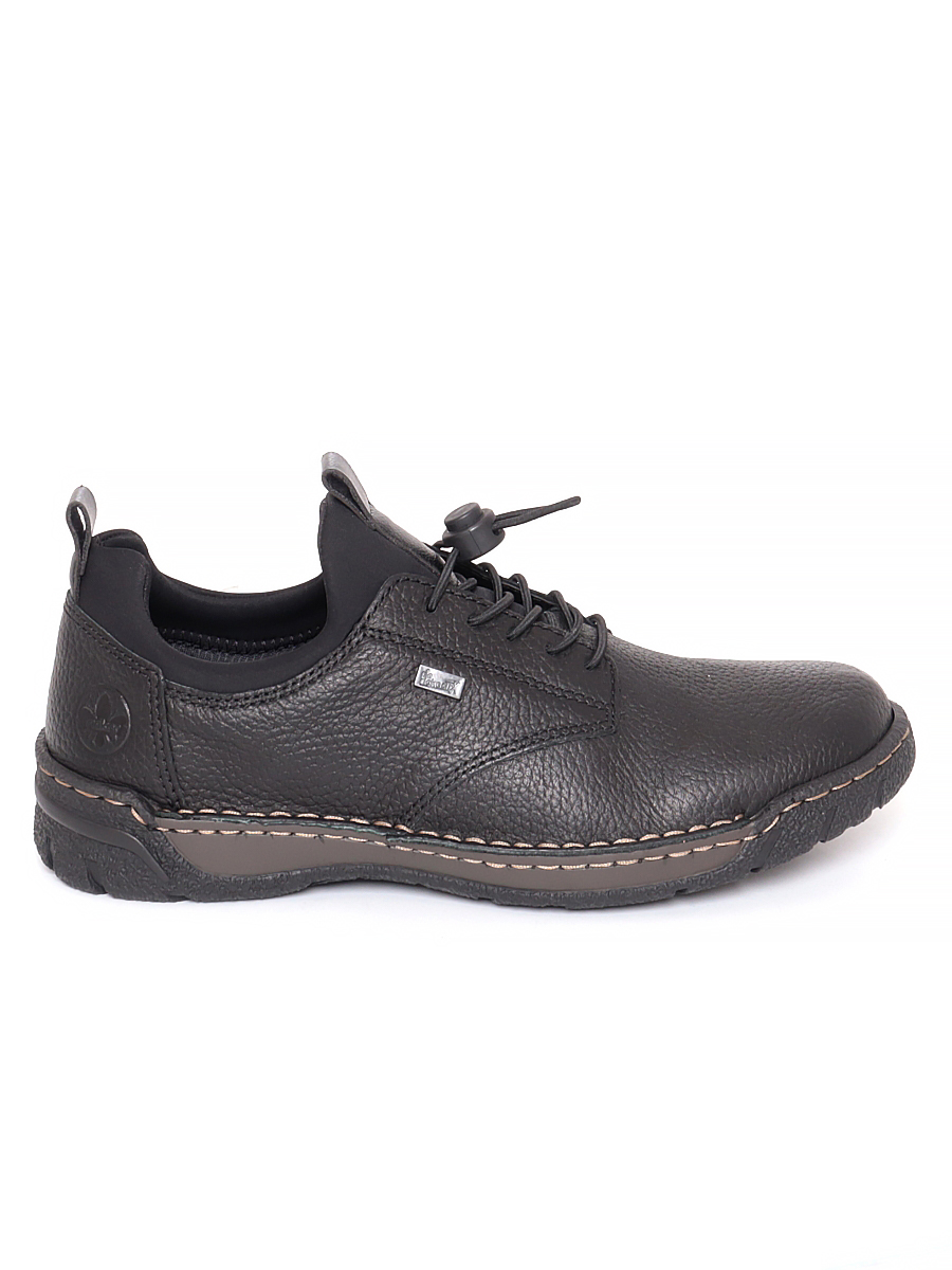 Туфли Rieker мужские демисезонные, цвет черный, артикул B0379-00, размер RUS