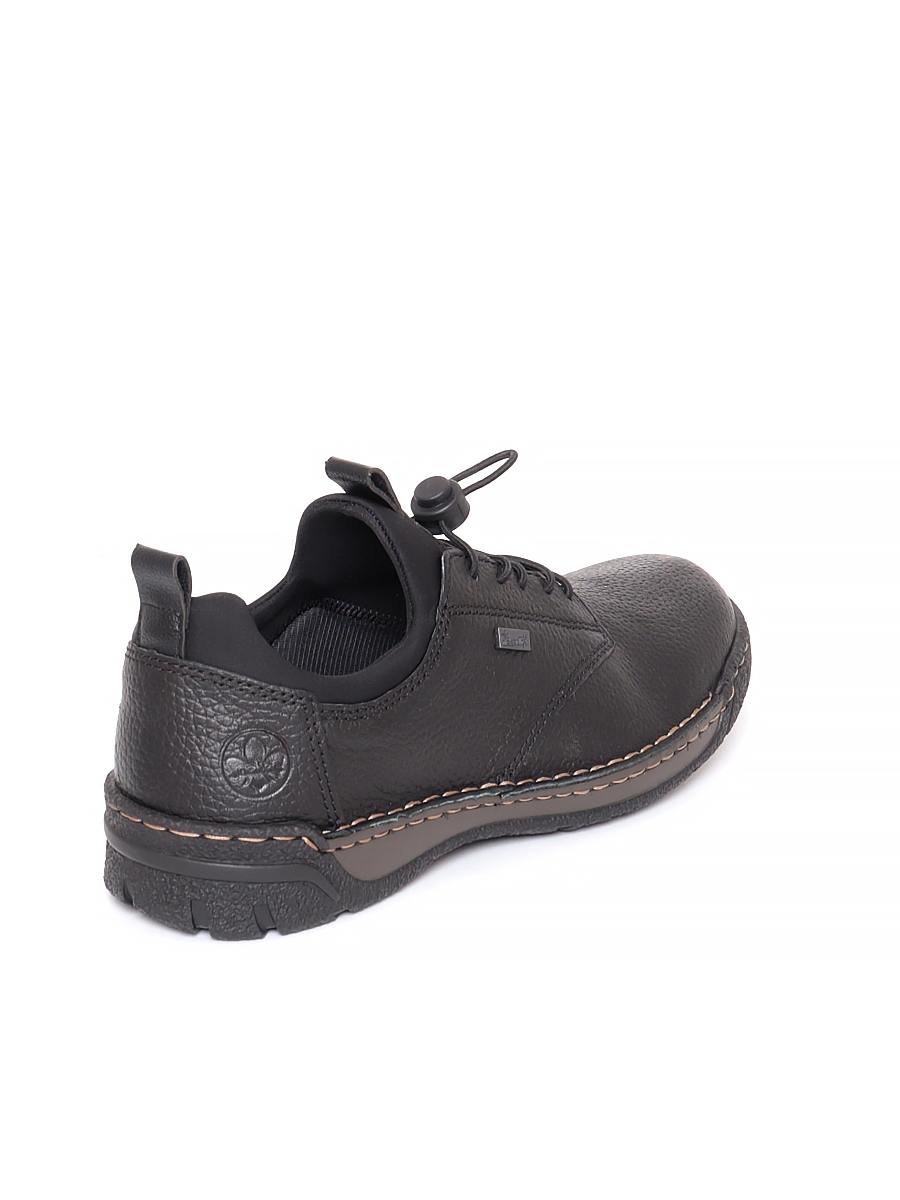 Туфли Rieker мужские демисезонные, размер 42, цвет черный, артикул B0379-00