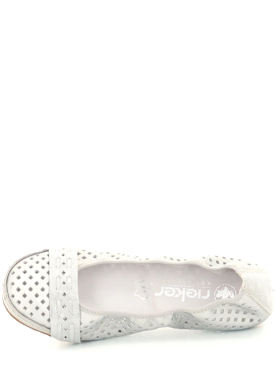Туфли Rieker женские летние, цвет серебряный, артикул 41430-90 - фото 9
