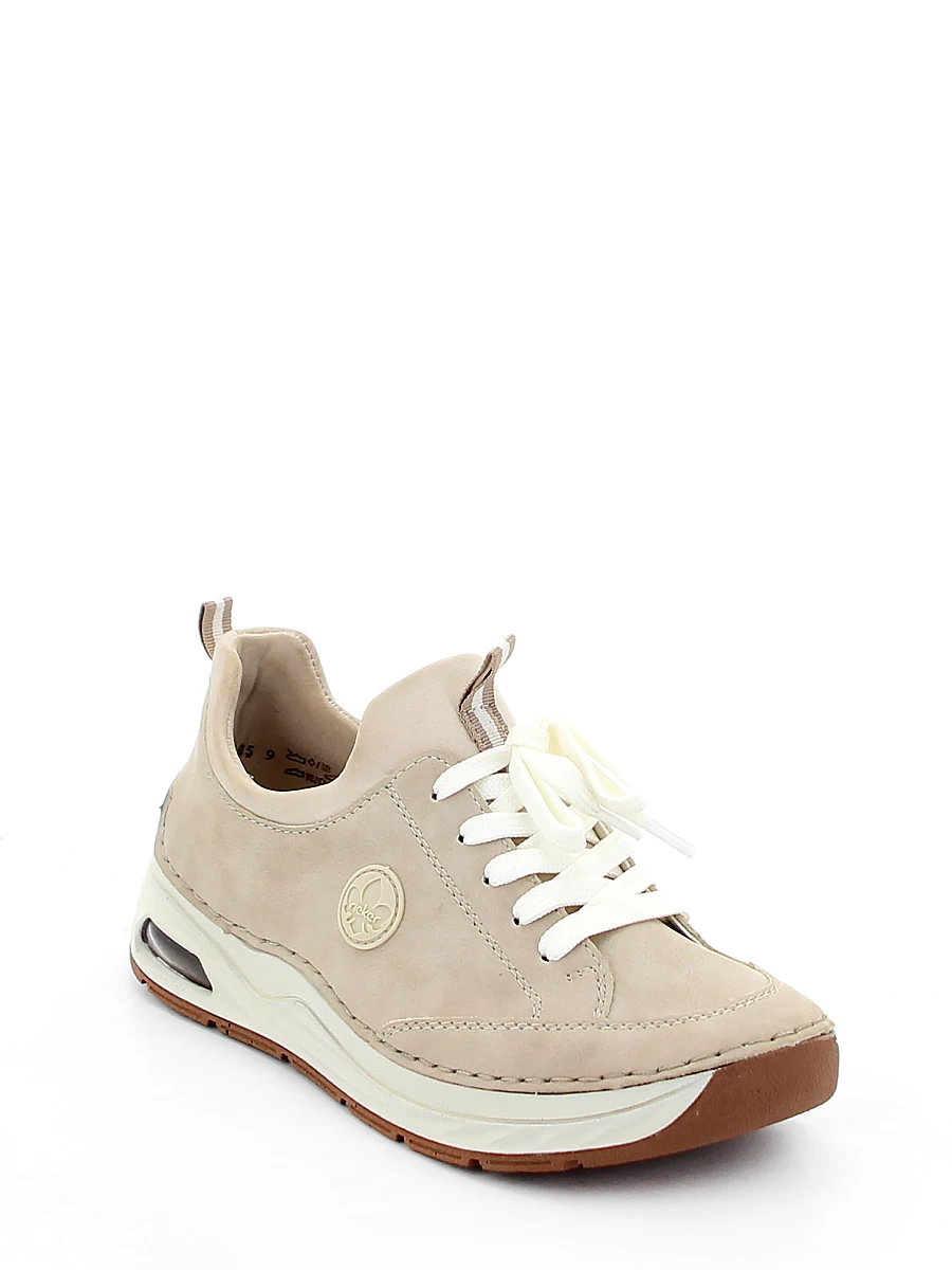 Кроссовки Rieker женские демисезонные цвет бежевый артикул 44562-62 8476₽