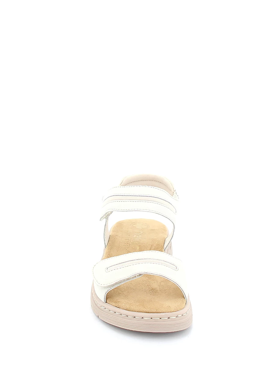Босоножки Rieker женские летние, цвет белый, артикул V9100-80 - фото 3