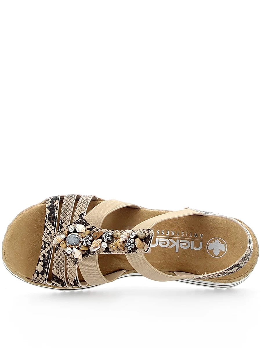 Босоножки женские летние Rieker артикул V0649-20 8