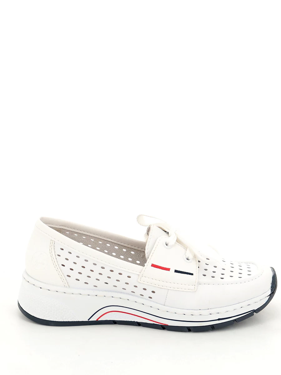 Туфли Rieker женские летние, цвет белый, артикул N6557-80