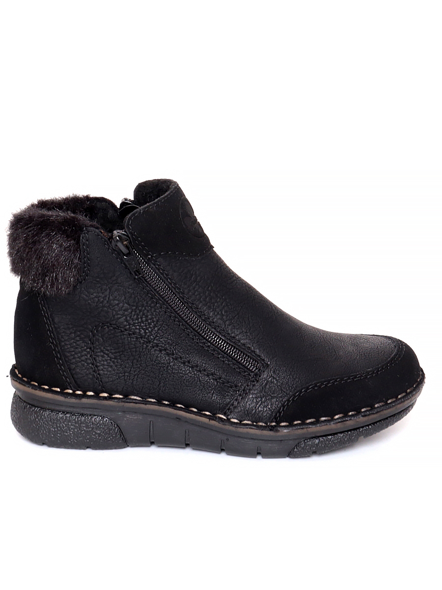 Ботинки Rieker (Liane) женские зимние, цвет черный, артикул 73352-00