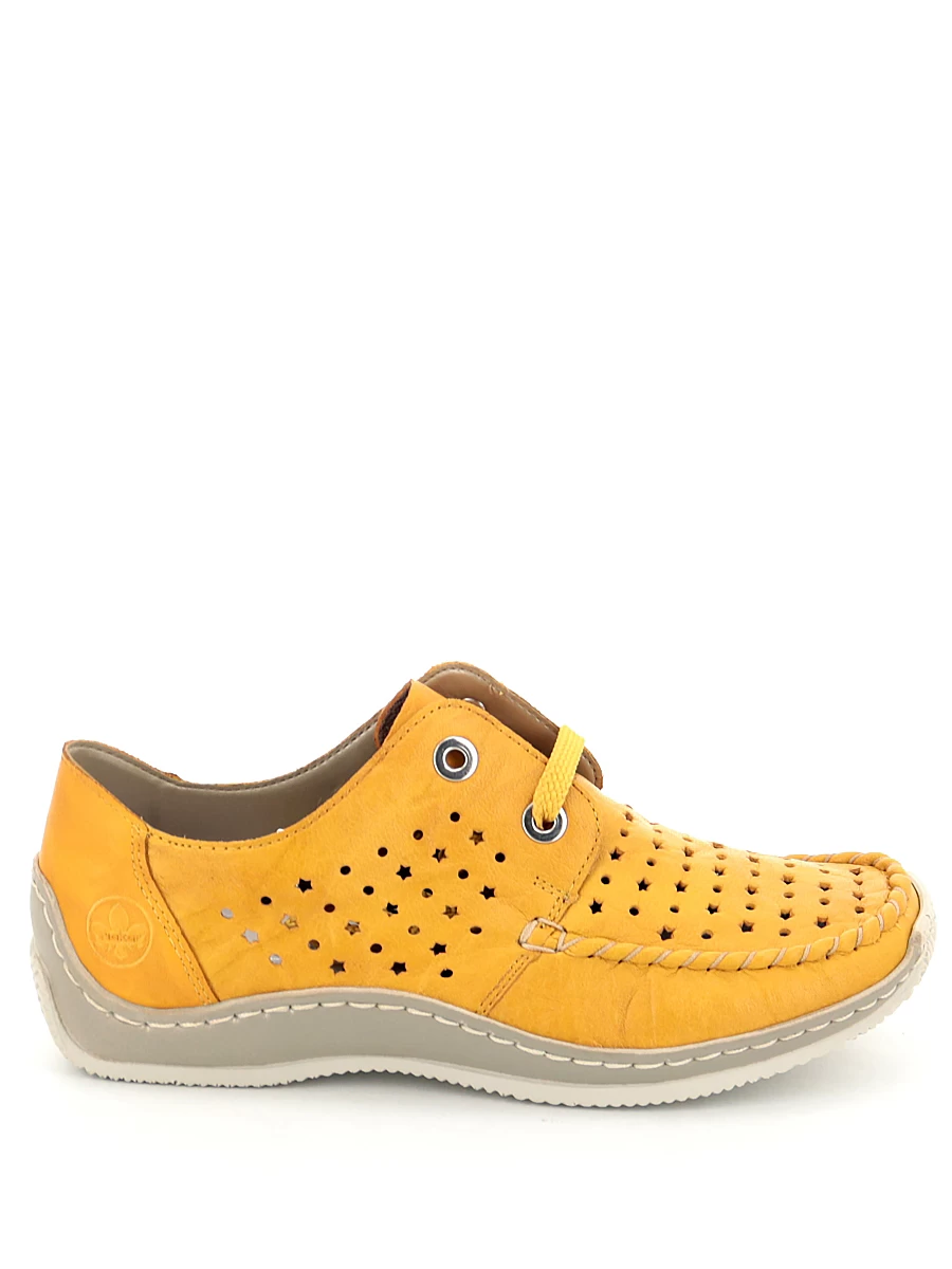 Туфли Rieker женские летние, цвет желтый, артикул L1716-68