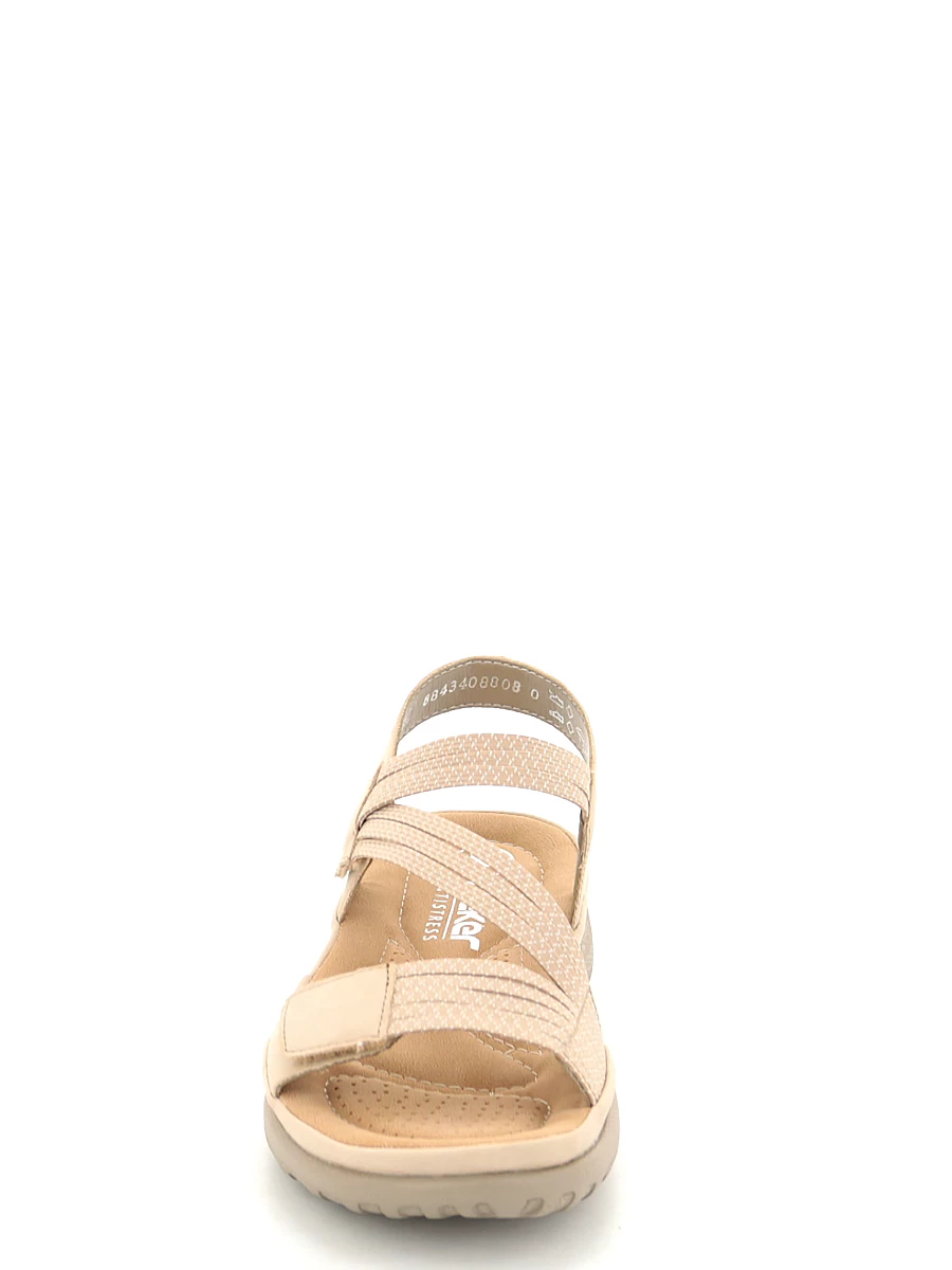 Босоножки Rieker женские летние, цвет бежевый, артикул 64870-62 - фото 3