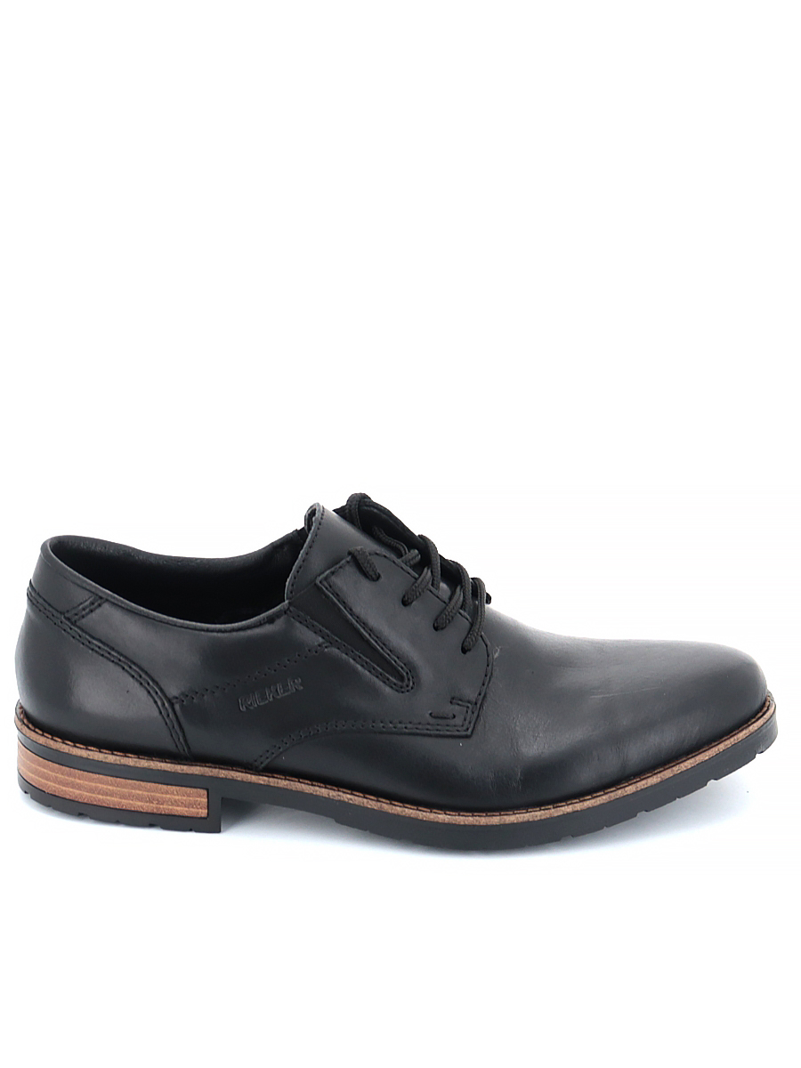 Туфли Rieker мужские демисезонные, размер 45, цвет черный, артикул 14621-00