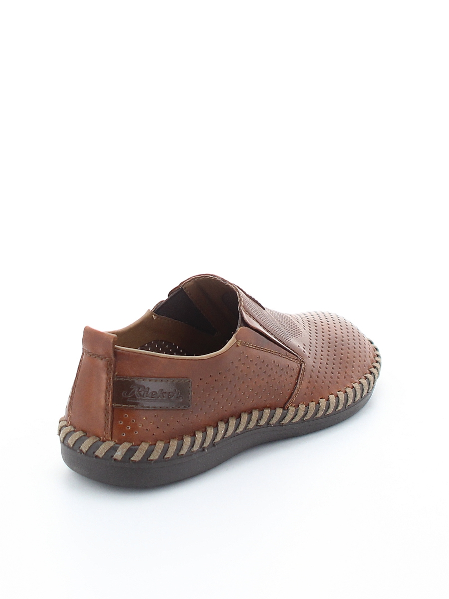 Туфли Rieker (Benno) мужские летние, размер 41, цвет коричневый, артикул B2476-24 - фото 5