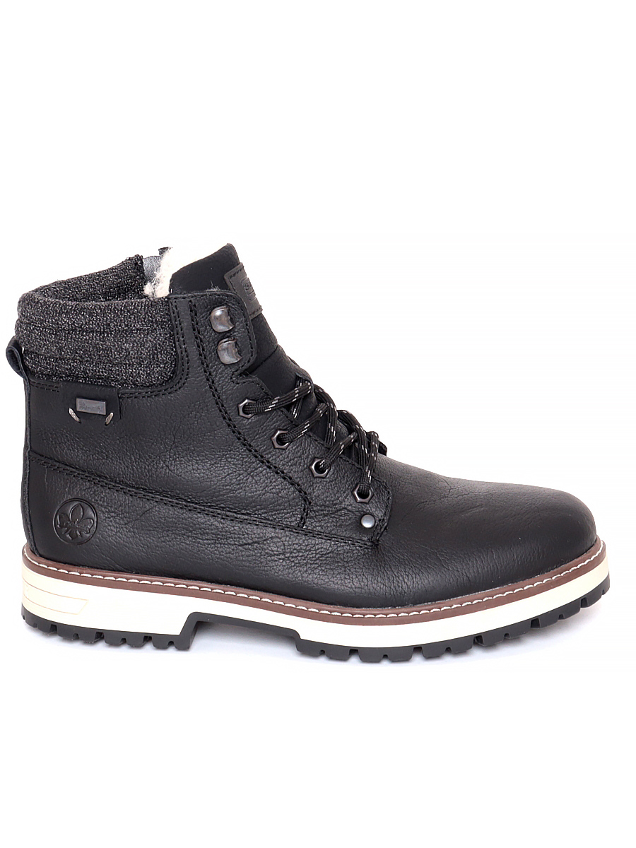 Ботинки Rieker мужские зимние, цвет черный, артикул F8301-00