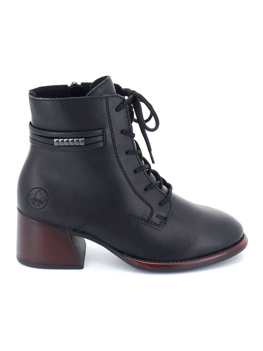 Ботинки Rieker женские демисезонные, размер 38, цвет черный, артикул 79301-00