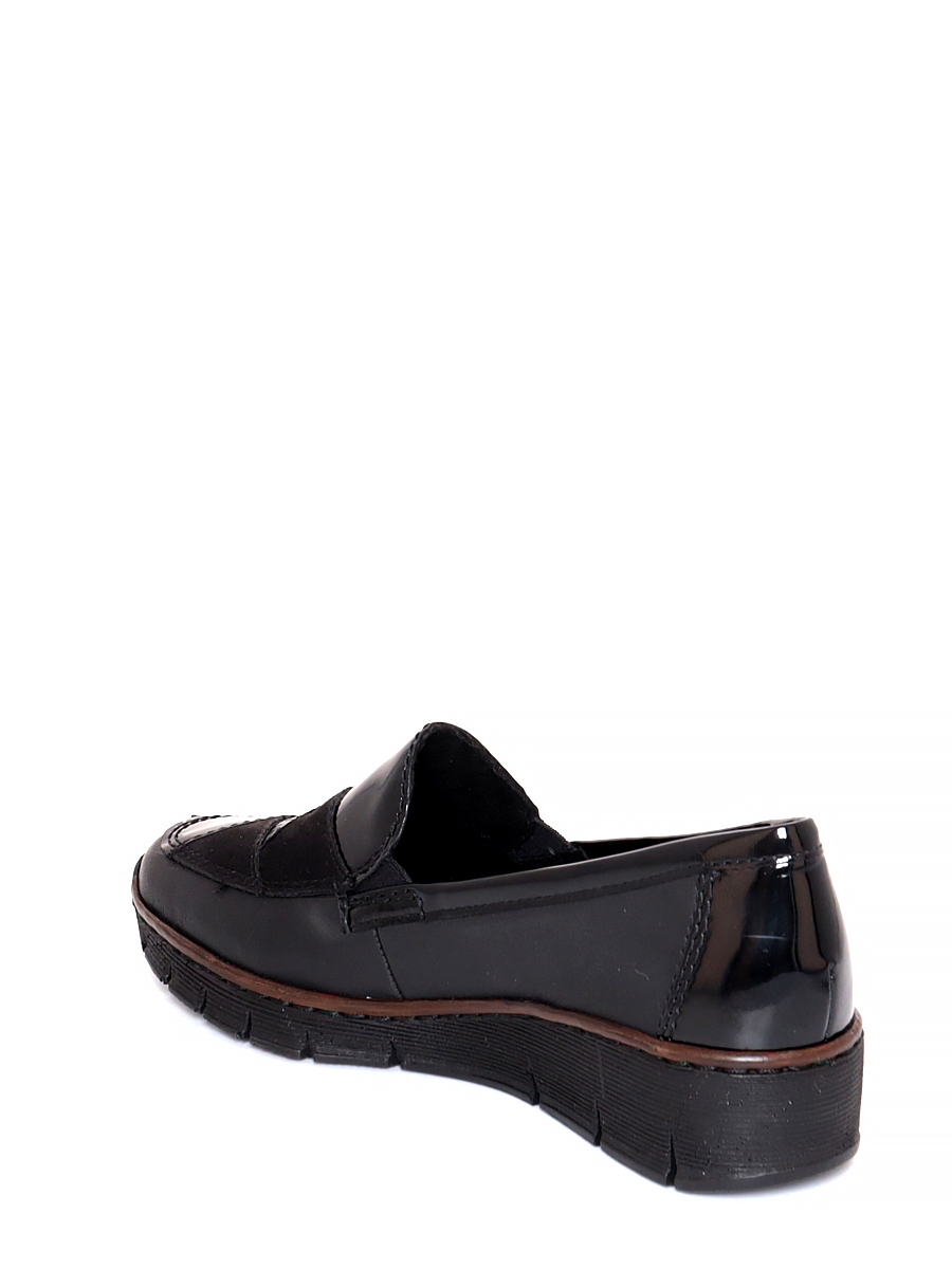 Туфли Rieker женские демисезонные, размер 37, цвет черный, артикул 53785-00 - фото 6