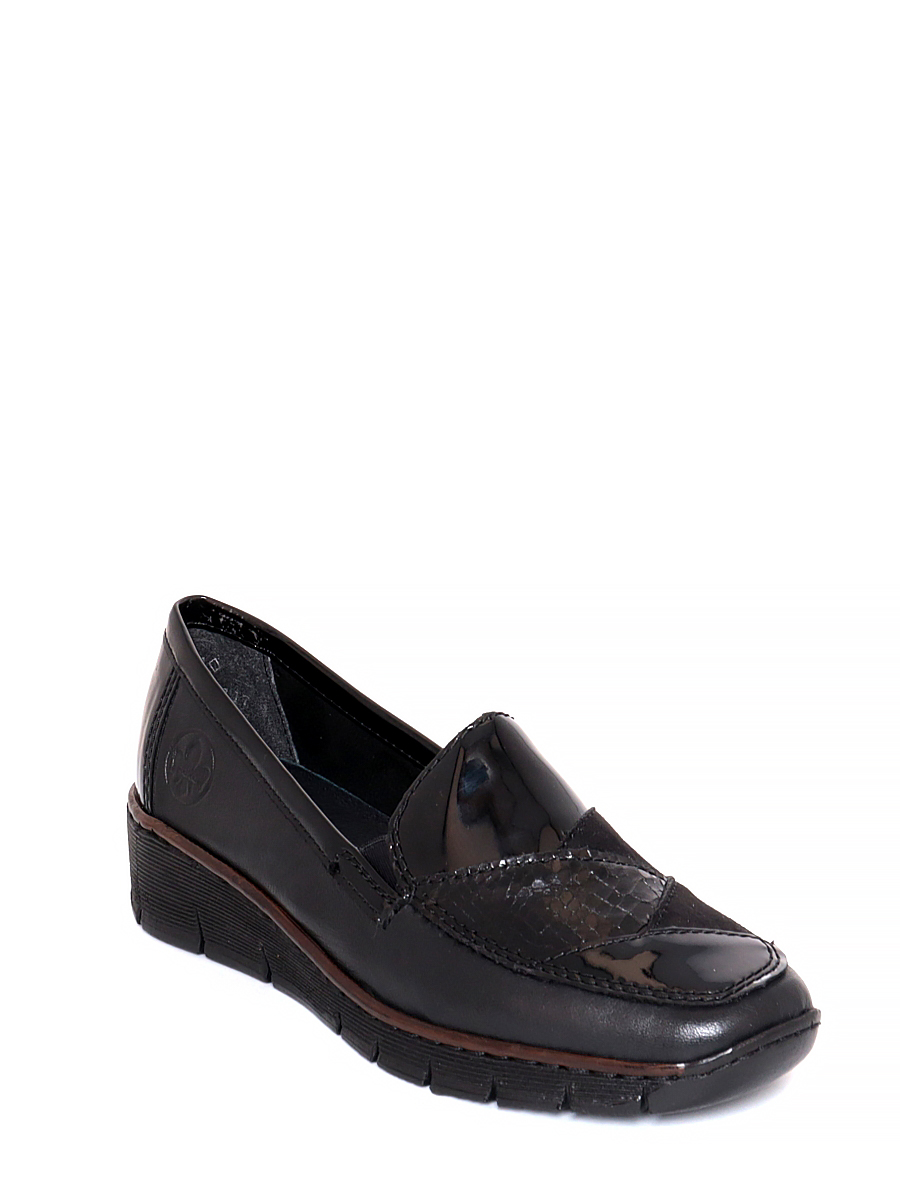 Туфли Rieker женские демисезонные, размер 37, цвет черный, артикул 53785-00 - фото 2