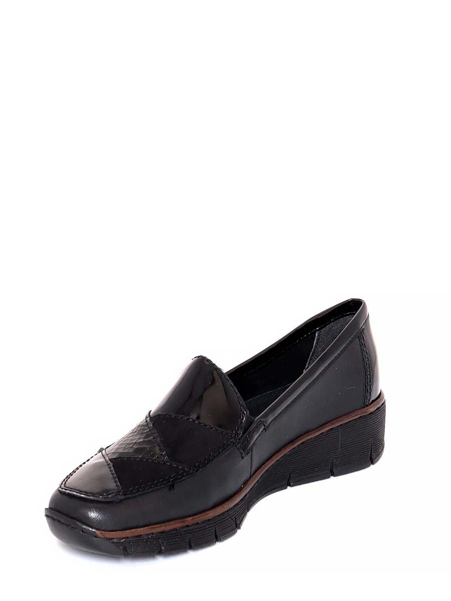Туфли Rieker женские демисезонные, размер 37, цвет черный, артикул 53785-00 - фото 4