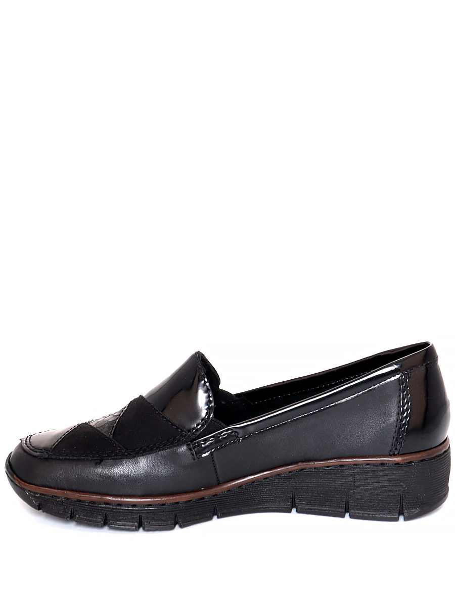 Туфли Rieker женские демисезонные, размер 37, цвет черный, артикул 53785-00 - фото 5