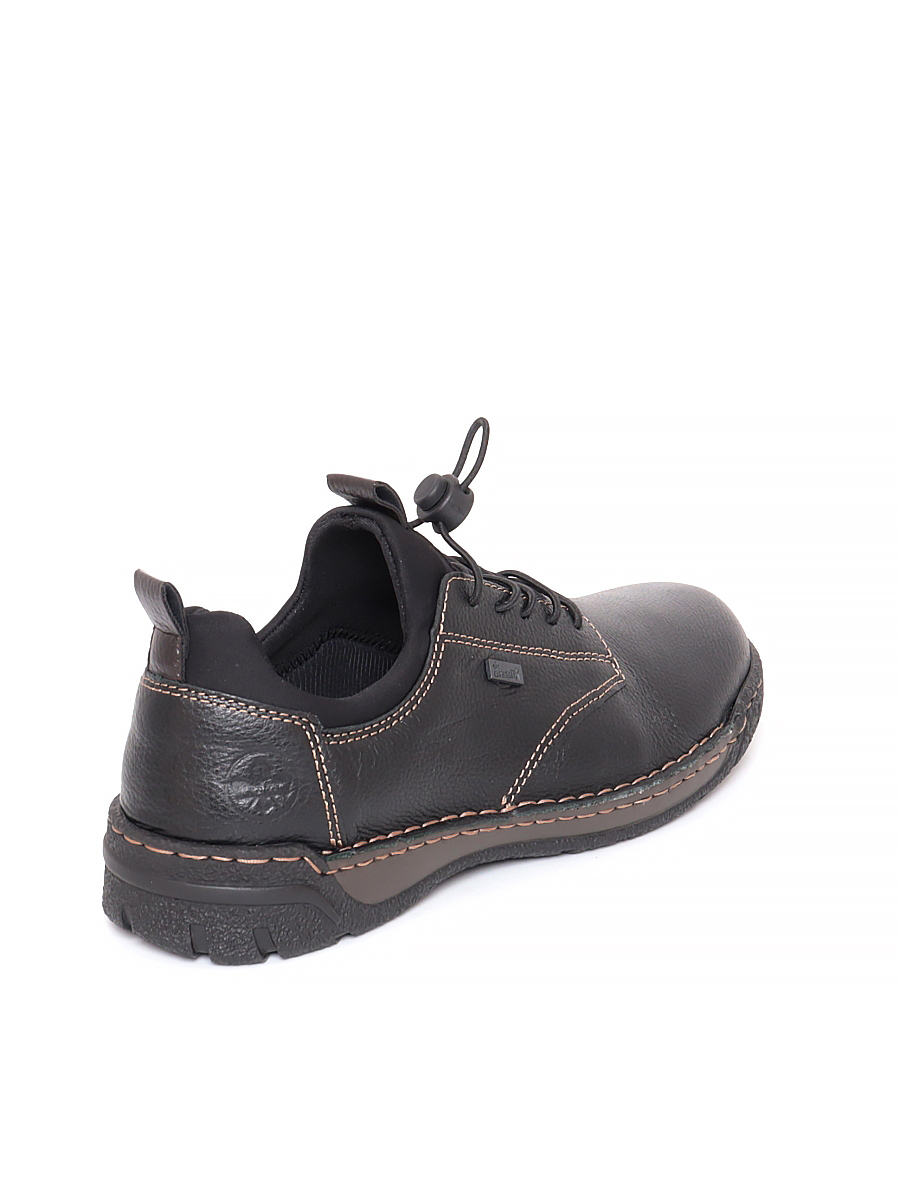 Туфли Rieker мужские демисезонные, размер 44, цвет черный, артикул B0379-01