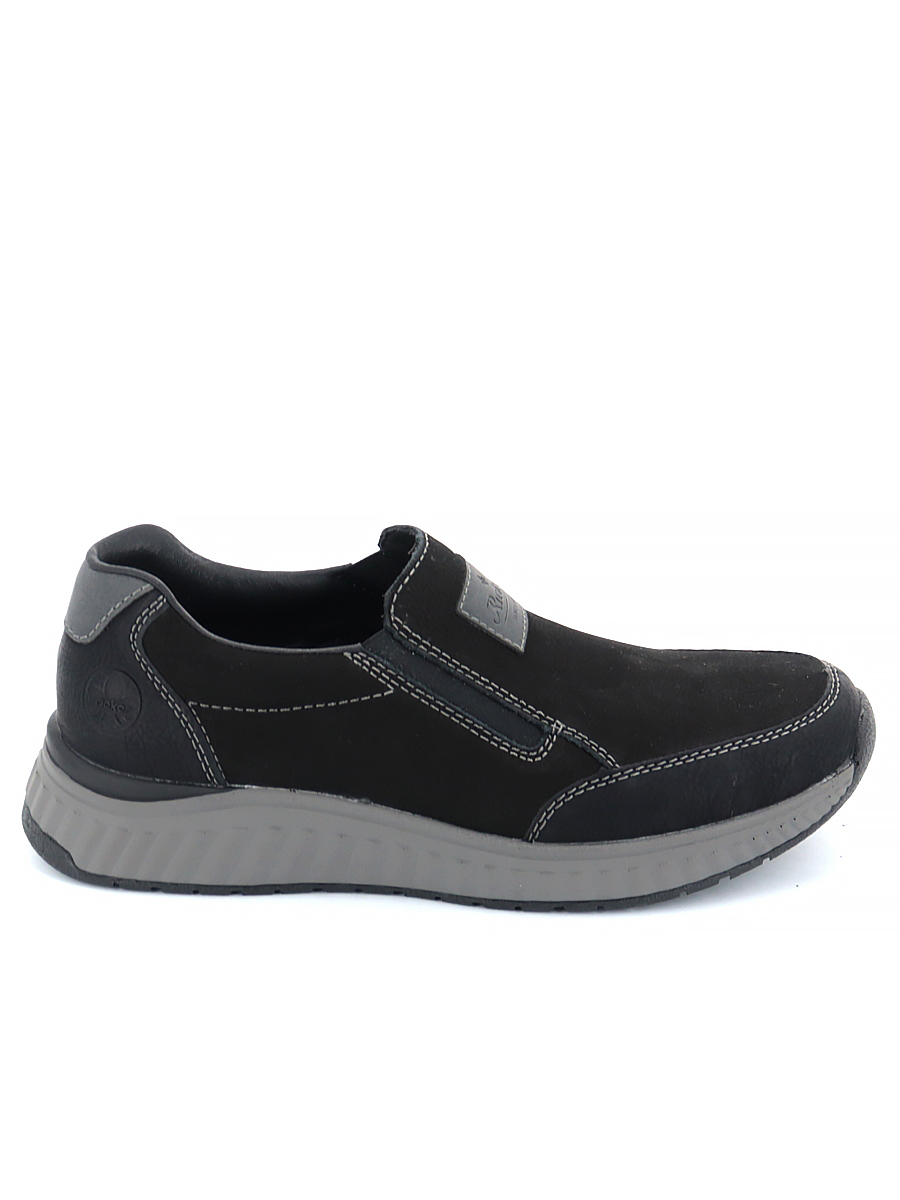 Туфли Rieker мужские демисезонные, цвет черный, артикул B0654-00, размер RUS