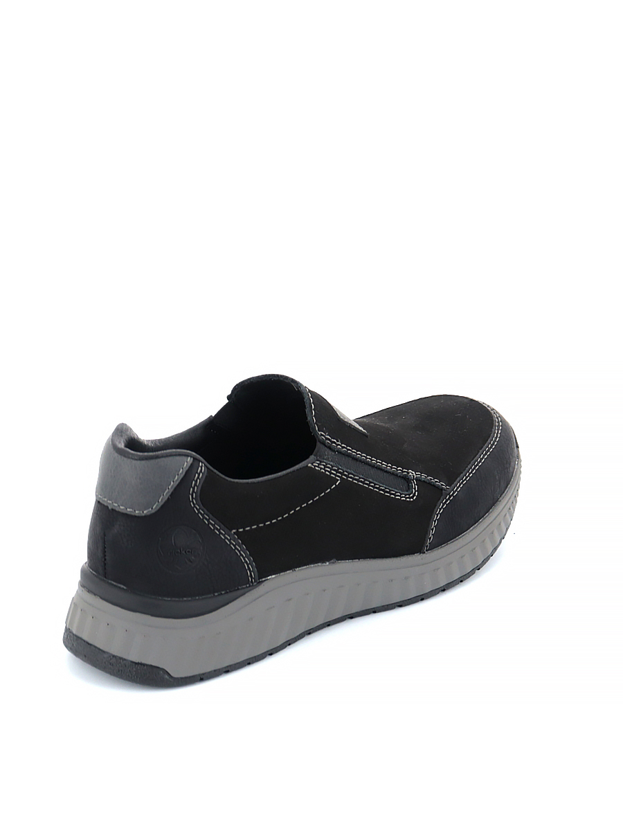 Туфли Rieker мужские демисезонные, размер 41, цвет черный, артикул B0654-00