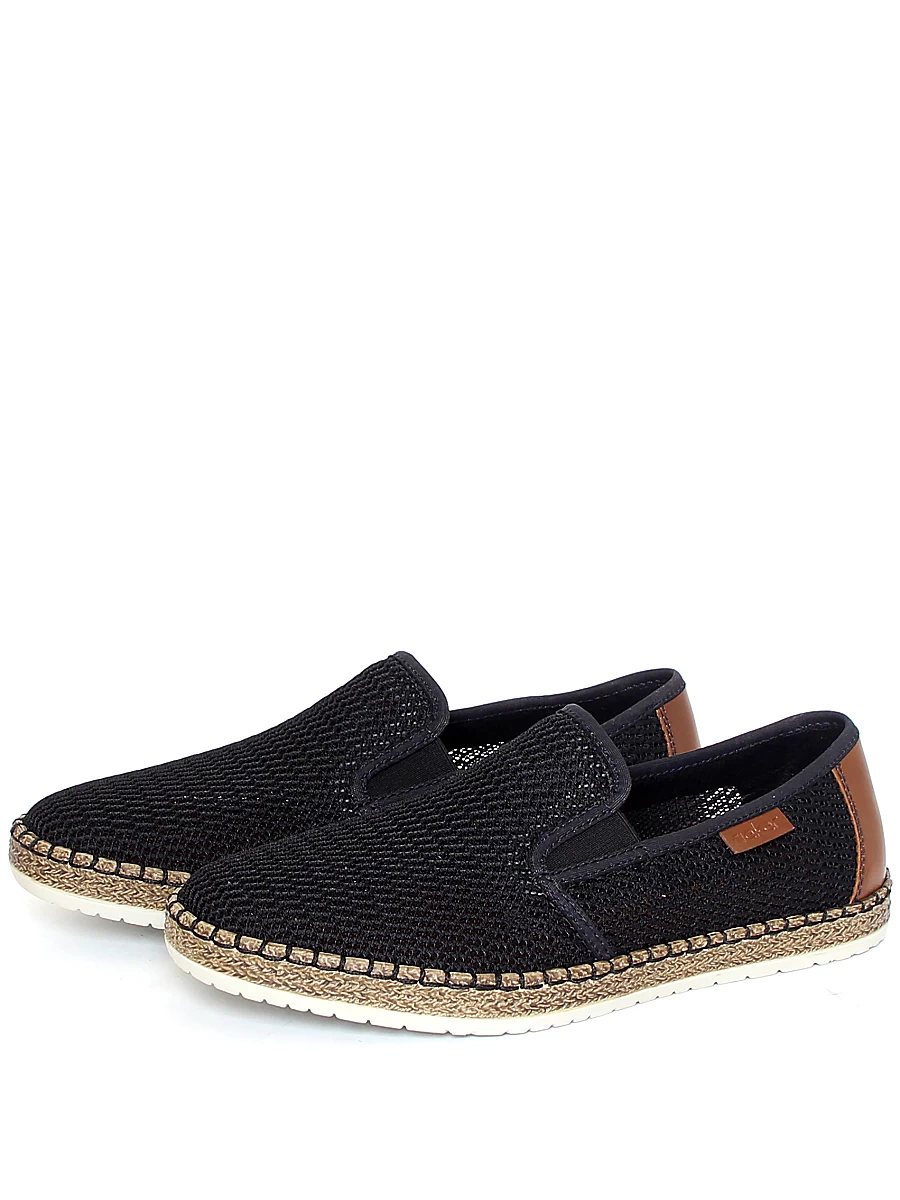 Слипоны мужские летние Rieker артикул B5276-00