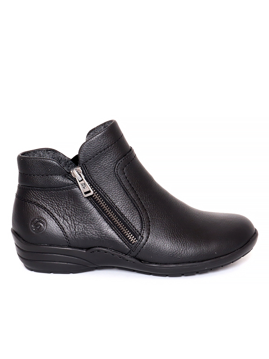 Ботинки Remonte женские демисезонные, размер 38, цвет черный, артикул R7677-02 - фото 1